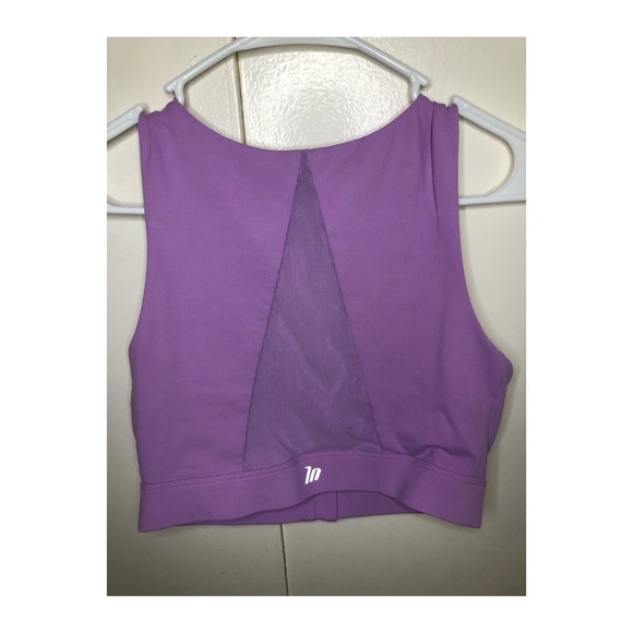 Muscle Nation lilac zip up bra - Picture 4 of 5